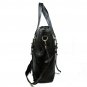 Women Gray Genuine Leather Messenger Handbag Traveling Tote Cross Shoulder Bag