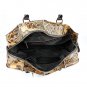 Huge Women Carry On Genuine Embossed Leather Handbag Tote Shoulder Travel Bag