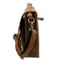 Men Vintage Brown Genuine Leather Work Messenger Shoulder Business Satchel Bag
