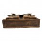 Men Vintage Brown Genuine Leather Work Messenger Shoulder Business Satchel Bag