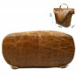 Embosse Leather Diaper Tote Shoulder Bag Shopping Satchel Backpack Handbag Woman