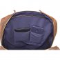 Men's Genuine Brown Leather Backpack Schoolbag Travelling Hiking Camping Bag