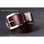 Mens Genuine Leather Belt  Buckles Custom hip Tang Belt Buckle gold HOT For Men