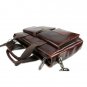 Genuine Leather Briefcase for Men work Bag Portfolio Attache for Laptop Sale New