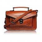 Women Britain Genuine Leather Shopping Travel Fashion Satchel Bag Handbag Gift