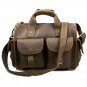 Hot Genuine Leather Briefcase men's Laptop Messenger Cross Shoulder Bag Satchel