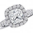 1.80 Carat Diamond Engagement Ring - 18k White Gold