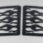1999-06 Chevy Silverado Flames Sidewinders Window Covers