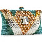 JIMMY CRYSTAL EXOTIC SWAROVSKI CRYSTAL CLUTCH BAG $1495-AUTHORIZED RETAILER SPECIAL PROMOTION PRICE