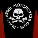 !! FREE SHIPPING!! Black Rebel Motorcycle Club rock band BRMC handmade black t shirt size S