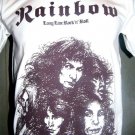 !! FREE SHIPPING!! Rainbow Ritchie Blackmore music hard rock band t shirt mens,womens size M
