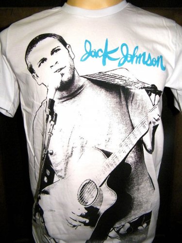 !! FREE SHIPPING!! Jack Johnson surfer soft rock acoustic mens' t shirt size S