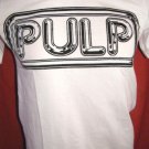 !! FREE SHIPPING!! PULP alternative rock band white t shirt men's size S