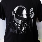 !! FREE SHIPPING!! Daft Punk electronic dance rock music band black t shirt size XL