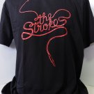 !! FREE SHIPPING!! The Strokes American alternative indie rock band black t shirt size XL