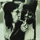 !! FREE SHIPPING!! Nirvana rock band Kurt Cobain Dave Grohl white music t shirt size M