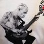 !! FREE SHIPPING!! Michael "Flea" Balzary bass Red Hot Chili Peppers rock band t shirt size S