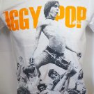 !! FREE SHIPPING!! Iggy Pop American singer punk hard rock band white t shirt size M