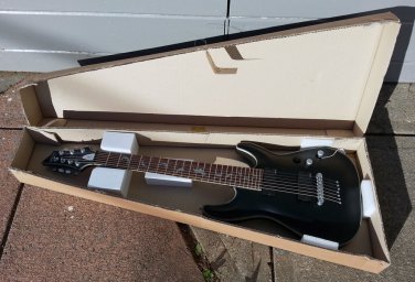 2013 Schecter Guitar Research Damien Platinum 7-String Electric Guitar  Black