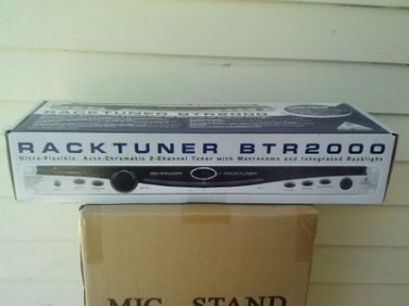 Behringer BTR2000 RACKTUNER 2-Channel and Metronome