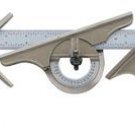 MG-S281-4R - Combination Set With Hardened Square And Center Heads, Reversible Protractor And Patent