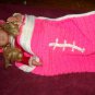 Neon Pink Newborn Baby Cocoon or 18 Inch Doll Pick Colors
