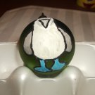 Blue Footed Booby Hand Painted Christmas Ornament