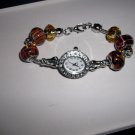 Colors of Fall European Bead Bracelet Watch