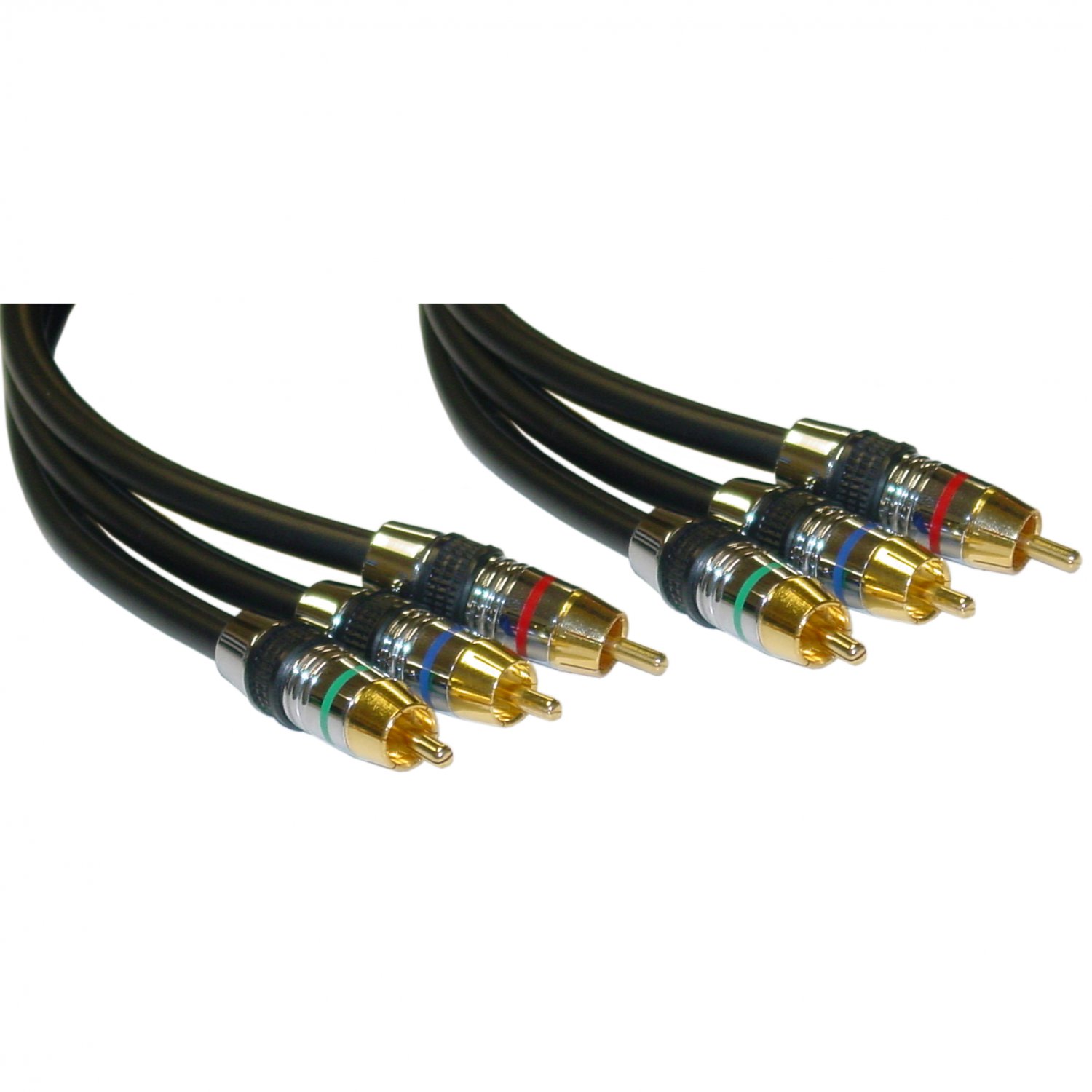 3ft Premium Component Video RCA Cable, 3 RCA Male 10R4-03103