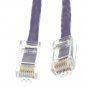 10ft Cat5e Purple Ethernet Patch Cable, Bootless, 10 foot   10X6-14110