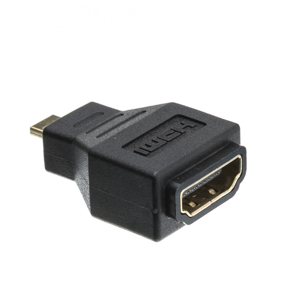 Micro HDMI to HDMI Adapter, Micro HDMI (Type D) Male to HDMI Female