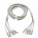 25ft BNC x 5 Male to BNC x 5 Male Cable Double-Shielded 10B1-07125