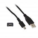 1.5FT Mini USB 2.0 Cable, Black, Type A Male to 5 Pin Mini-B Male 10UM-02101.5BK