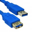 3FT USB 3.0 Extension Cable, Blue, Type A Male / Type A Female 10U3-02103E