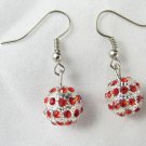 Crystal Disco Ball Drop Earrings