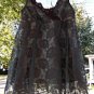 Romantic Blue & Bronze Lace Bohemian Top