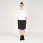 Pleated Skirt with Side Pockets Made from Washed Linen. Black and more Colors available