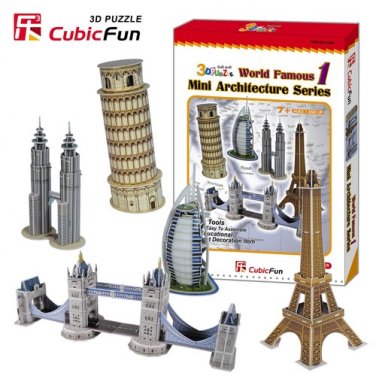 Mini Series 1 Architecture 3d puzzle