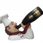 Chef Drinking Wine Bottle Holder