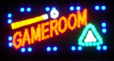 19x10 Game Room Motion LED Sign