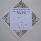 Diamond Rose Wedding Invitation