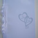 Interwoven Hearts and Rings Wedding Invitation