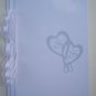 Interwoven Hearts and Rings Wedding Invitation