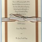 Custom Designed "Seashore" Wedding Invitation Set