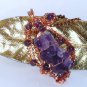 Secret Soul - Amethyst Copper Wire wrapped Pendant Necklace