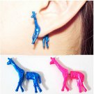 Stereoscopic Giraffe Ear Stud Earring