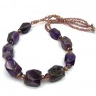 Amethyst Crystal Dreams Gemstone Necklace