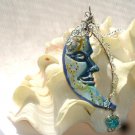 Dream Sweet Moon ooak pendant on chain