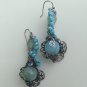 Robot Antebellum Gemstone Earrings;Fun Ooak Couture Unique Shinies