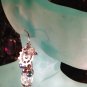 My Fair Automaton Steampunk Wire-wrapped Crystal Earrings;Fun Ooak Couture Unique Shinies